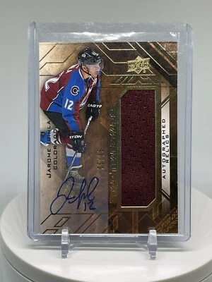 2015-2016 UD Black Jarome Iginla Star Trademark’s 05/15 #TR-JI - Image 1 of 2