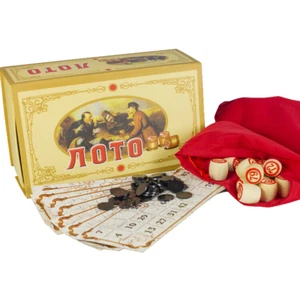 Russisches Lotto Spiel Bingo Familienspiel Русское лото Tischspiel Brettspiel - Bild 1 von 1