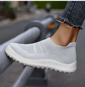 Sneakers donna scarpe sportive da passeggio traspiranti comode tempo libero scarpa tinta unita us - Foto 1 di 84