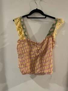 Relaxx Womens Two Piece Set By Exist Flower Pattern Sz 2XL NWT Uu37 - Picture 1 of 16