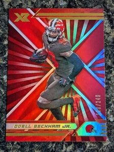 2021 Panini XR Red #25 Odell Beckham Jr. Cleveland Browns /249 - Picture 1 of 2
