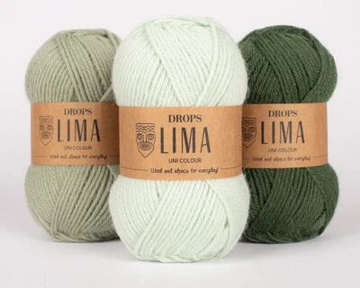 Alpaca and Wool Yarn Drops LIMA, DK Weight Yarn 30+ COLORS Fast shipping - Image 1 of 4