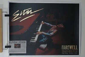 Elton John Lithograph Poster Farewell Yellow Brick Rd Final Tour 18x24 (SHP) - Picture 1 of 11