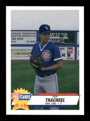1993 Fleer ProCards Iowa Cubs 2133 Steve Trachsel BXCP38 - Image 1 of 2