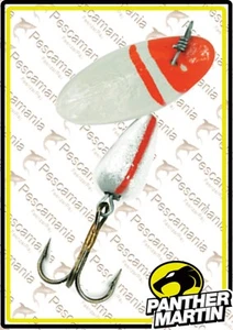 Teelöffel Drehende Spinnfischen Panther Martin Rot Kopf - Picture 1 of 1