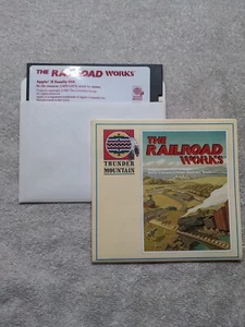 The Railroad Works Thunder Mountain 1984 Apple II 5,25" disquete - Imagen 1 de 8