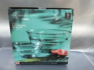 Tower Coast & Country Fresco Mehrweg Servierschale Set 4 Liter & 850ml Türkis - Bild 1 von 1