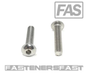 (25) Tornillos de cabeza de botón de acero inoxidable M5 x 0,8 x25 ISO7380 M5-,80 - Imagen 1 de 4