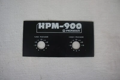 DECALCOMANIA CONTROLLO FREQUENZA ATTENUATORE ORIGINALE PIONEER HPM 900 - Immagine 1 di 4