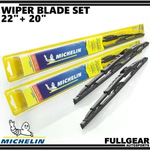 22" & 20" WIPER for MICHELIN HIGH PERFORMANCE WINDSHIELD WIPER BLADES 25-220/200 - Foto 1 di 10