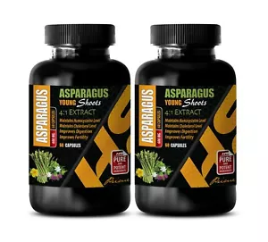 cardiovascular glutathione - ASPARAGUS YOUNG SHOOTS - 2 Bottle 120 Caps - Picture 1 of 12