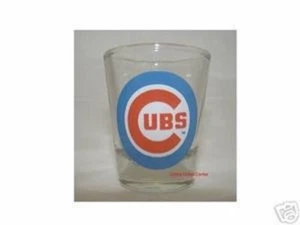 Chicago Cubs Wrigley Field Shot Glass Baseball MLB New - Picture 1 of 1