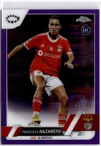 Francisca Nazareth 2022-23 Topps cromo refractor púrpura para mujer #54 SL #093/299 - Imagen 1 de 2