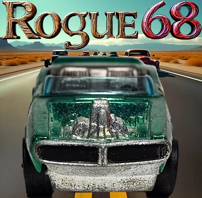 Spoilers vintage Hot Wheels Redlines Light My Firebird, verde, marrón interior, 1970 Foto 1 de 4