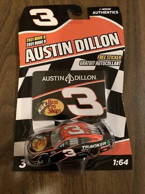 NASCAR AUTHENTICICS.. AUSTIN DILLON.. 2021 WAVE 9.. BASS PRO SHOPS Foto 1 de 2