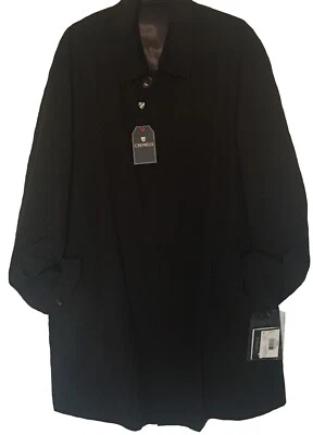 NEW- 42L Men's Daniel Cremieux Lightweight Jacket Coat Vest Polyester Black $395 - Image 1 of 4