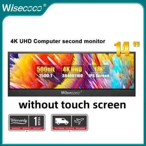 14inch 4K 3840x1100 CPU GPU Portable Monitoring Display for PC Laptop PS4 Aida64 - Picture 1 of 10