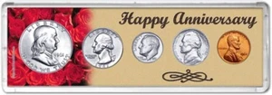 Happy Anniversary Coin Gift Set, 1961 - Picture 1 of 2
