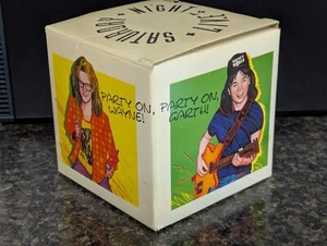 Taza vintage 1991 Saturday Night Live Wayne's World Party On Garth NUEVA EN CAJA - Imagen 1 de 4