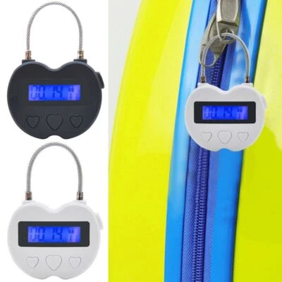Temporary Timer Padlock LCD Display Time Lock Smart Time Lock Electronic Timer - image 1 of 4
