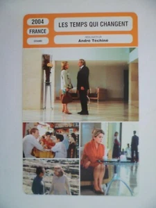 KINOKARTE 2004 LES TEMPS QUI CHANGENT Catherine Deneuve Gérard Depardie - Bild 1 von 2