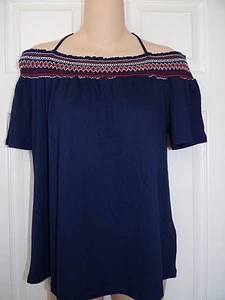 Camicia donna Sweet Wanderer taglia small contadina top blusa spalle scoperte nuova con etichetta - Foto 1 di 4