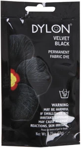 Dylon Permanent Fabric Dye 1.75oz-Velvet Black, Set Of 3 - Picture 1 of 1