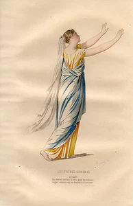 Grabado Traje Teatro De Racine/Antigone - Picture 1 of 1