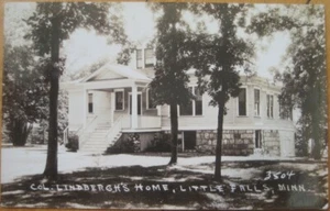 Little Falls, MN 1930 Realphoto Postcard: Charles Lindberg's Home-Minnesota Minn - Picture 1 of 1
