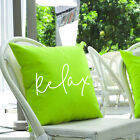 Waterproof Garden Cushion Cover Furniture Cane Cushions Cover Pillow Case 45cm