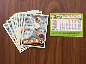 1985 Topps TIFFANY Set (15) MIKE FLANAGAN #780 cards LOT ORIOLES ** MINT ** - Picture 1 of 1