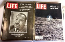 LOT of 54 - 1948-1972 LIFE, LOOK, & SATURDAY EVENING POST MAGAZINES