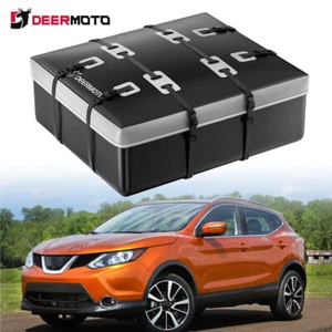 Car Roof Top Cargo Carrier Bag 15 Cubic Feet Luggage Storage For Nissan Rogue - Picture 1 of 13