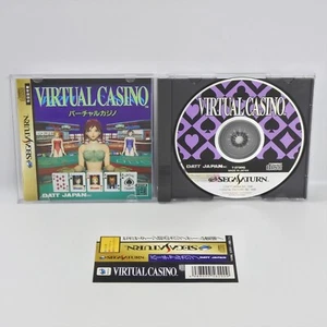 VIRTUAL CASINO Spine * Sega Saturn ss - Picture 1 of 2