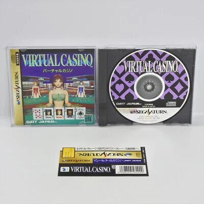 VIRTUAL CASINO Spine * Sega Saturn ss - Image 1 of 2