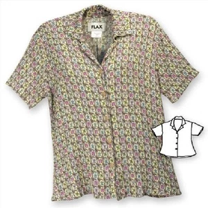 NEU FLACHS Viskose Thinking Tropen Sh/Ärmel KLEINES SHIRT 6 DRUCKE 4 GRÖSSEN - Bild 1 von 7