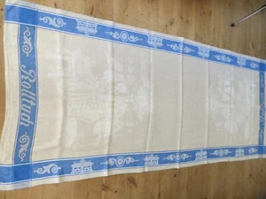 Rollcloth  Manglecloth Mangle Roll  Cloth Antique  Tablecloth Halflinen Dutch - Picture 1 of 13