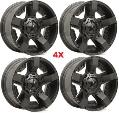 20 XD811 ROCKSTAR II 2 LLANTAS NEGRO SATINADO PARA JEEP WRANGLER GLADIATOR Foto 1 de 4