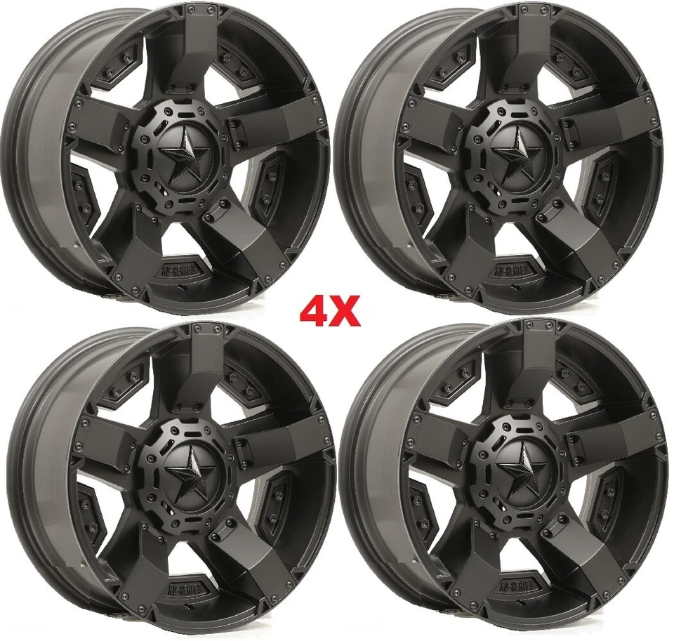 20 XD811 ROCKSTAR II 2 LLANTAS NEGRO SATINADO PARA JEEP WRANGLER GLADIATOR Foto 1 de 4