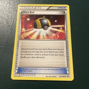 2014 XY Flashfire Set Pokemon Card 099 Ultra Ball LP - Picture 1 of 2