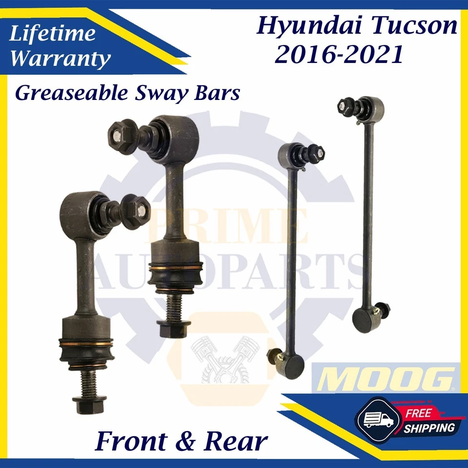MOOG OEM Front & Rear Sway Bar Links For 2016-2021 Hyundai Tucson 9Yr Warranty - Image 1 of 4