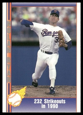 Nolan Ryan 1991 Pacific Nolan Ryan Texas Rangers #73 HOF Baseball Card - Image 1 of 2
