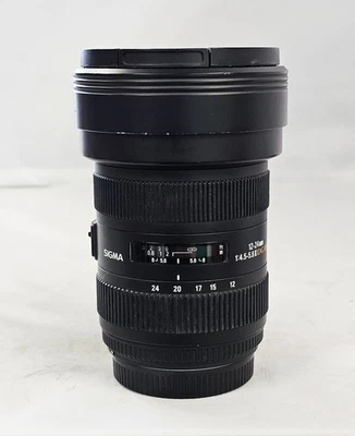 #Sigma EX 12-24mm f/4.5-5.6 II HSM DG AF Lens For Canon-S/N 12503616 - Image 1 of 4