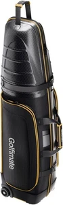 Golf Travel Bag with Carbon Fiber Hard Top Wheels Protective Clubs Airlines TSA - Picture 1 of 9