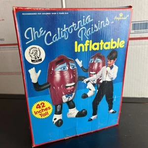 NEW SEALED Vintage 1987 California Raisins Inflatable 42" Tall - Picture 1 of 10