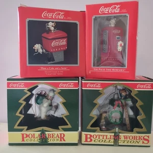 Vintage Set für seltenen Coca-Cola Weihnachtsschmuck - Bild 1 von 7
