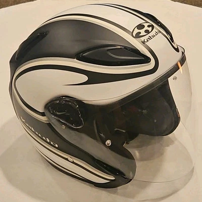 * Kabuto Avand II Helmet Flat White Black Size XXL - Image 1 of 4