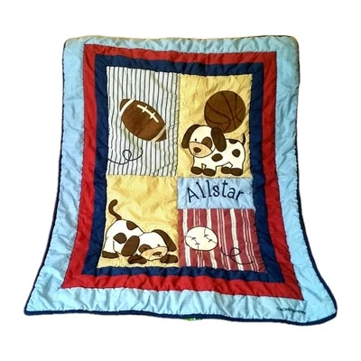 CoCo & Company ALLSTAR Edredón Cuna Niño Edredón Cachorros Pelota de Fútbol Fútbol Fútbol Foto 1 de 4