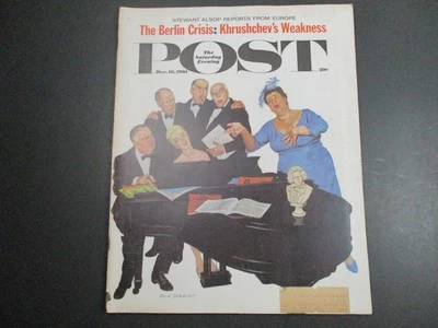 Saturday Evening Post December 16 1961 Berlin Crisis: Khrushchev's Weakness Foto 1 de 3