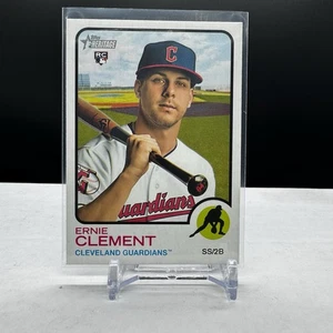 2022 Topps Heritage MLB Baseball Ernie Clement Rookie Card 277 - Picture 1 of 2